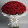 Букет 101 Красная роза Блэк Мэджик в Павловске Алтайского края