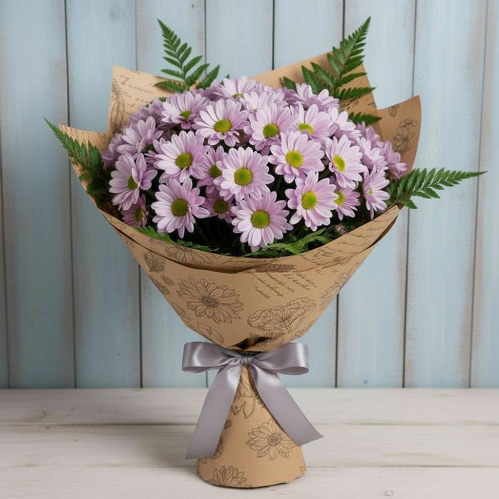 Букет цветов из: Хризантемы в Павловске Алтайского края