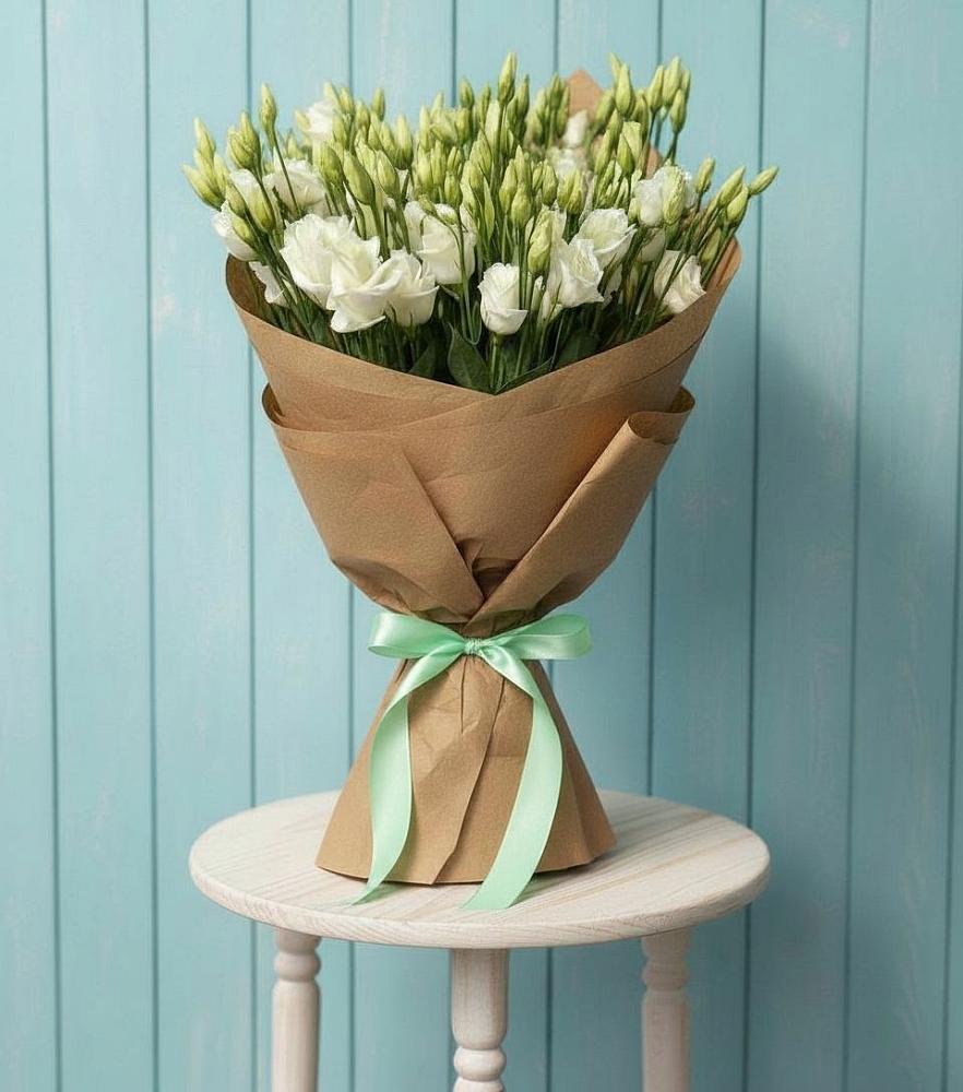 Букет цветов из: Лизиантусы в Павловске Алтайского края