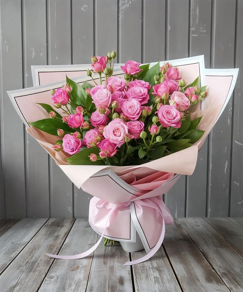 Букет Розовый кустик в Павловске Алтайского края