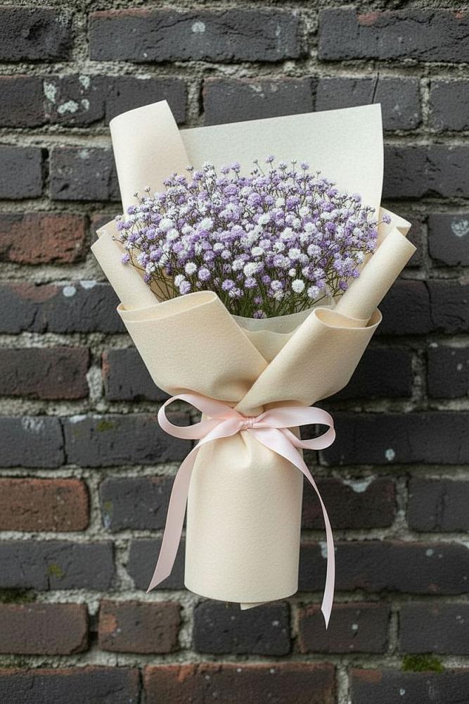 Букет цветов из: Гипсофила в Павловске Алтайского края