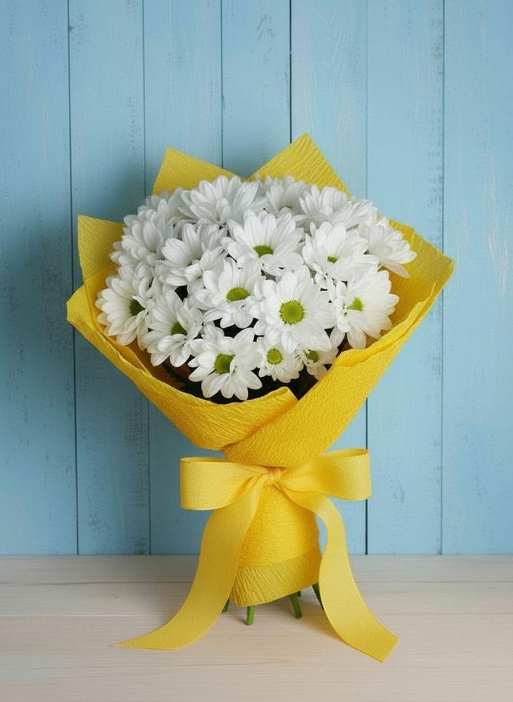 Букет цветов из: Хризантемы в Павловске Алтайского края