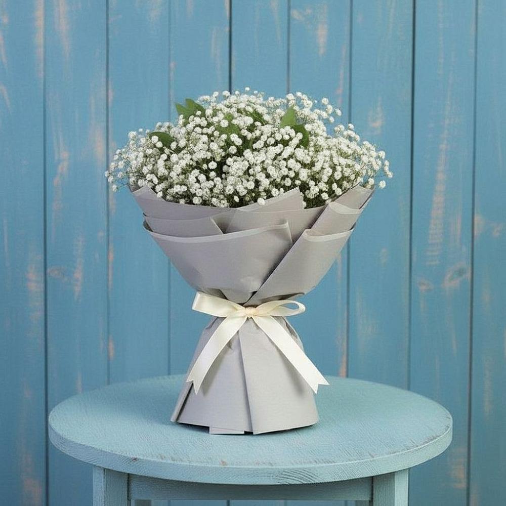 Букет цветов из: Гипсофила в Павловске Алтайского края