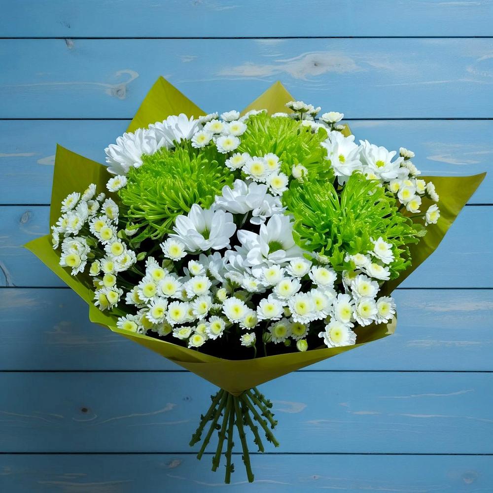 Букет цветов из: Хризантемы в Павловске Алтайского края