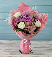 Букет цветов из:  Герберы #REPLACE_PRED# Павловске Алтайского края