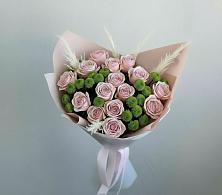 Букет цветов из:  Розы и Хризантемы в Павловске Алтайского края