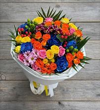 Букет цветов из:  Розы и Хризантемы в Павловске Алтайского края