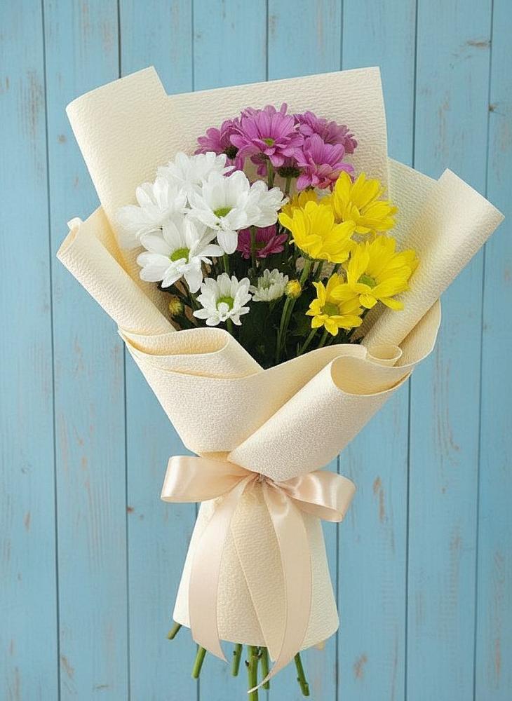 Букет цветов из: Хризантемы в Павловске Алтайского края