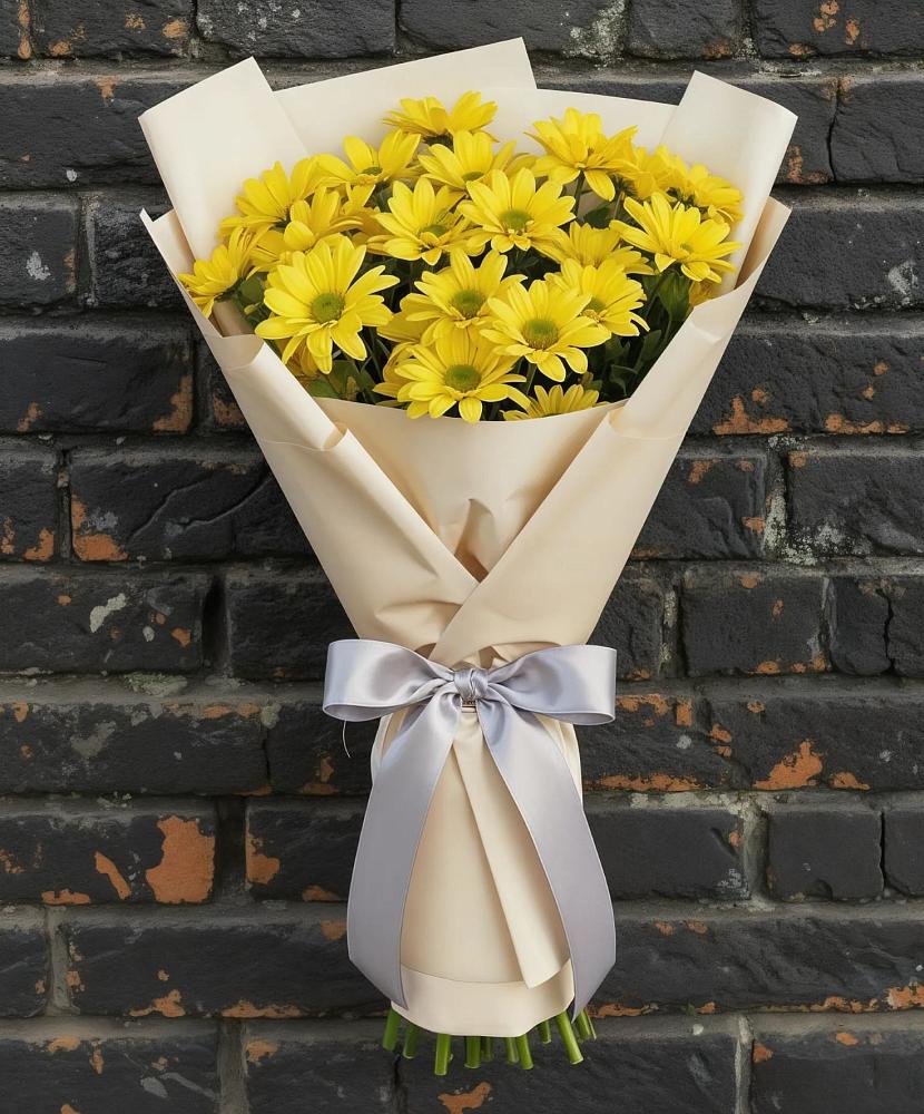 Букет цветов из: Хризантемы в Павловске Алтайского края