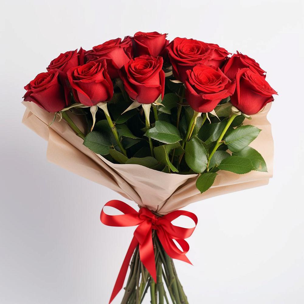 Букет 11 Красных роз Эдлесс Лав в Павловске Алтайского края